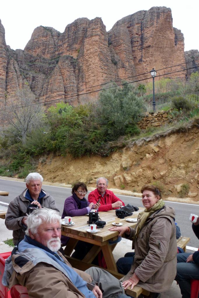 Riglos. Ton, Johan, Tonie, Rob en Rita