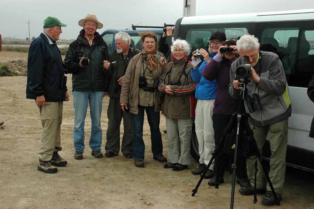 Fred, Rob, Johan, Rita, Barbara, Ludy, Tonie en Lex