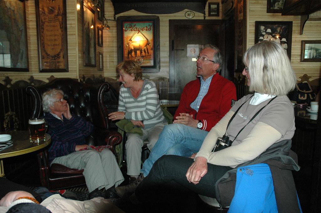 Barbara, Marianne, Rob en Ludy