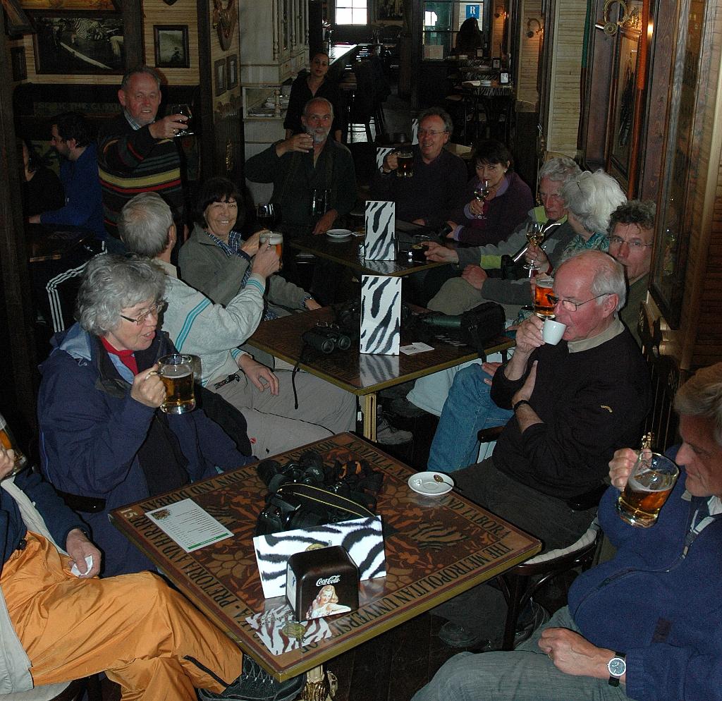 Mieke, Frans, Bert, Elly, Kees, Aat, Tonie, Lex, Ans, Cor, Wouter en Ton