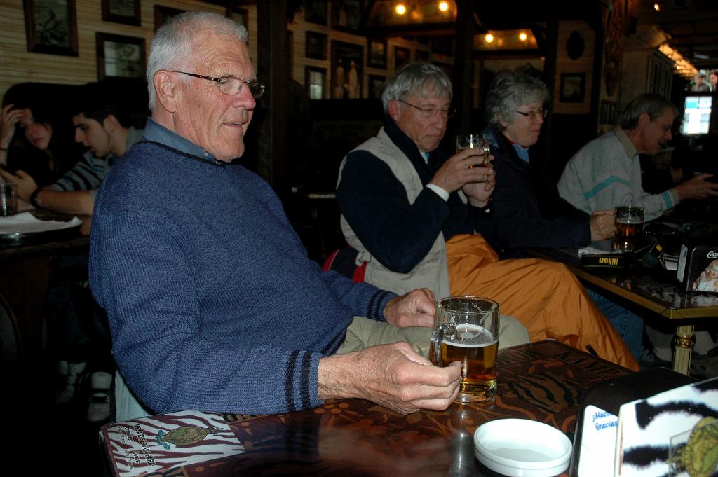 Fred, Pierre, Mieke en Frans